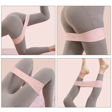 Load image into Gallery viewer, 1PC 15/25/35/50LB Yoga Pilates Silicone Elastic Band Women's Hip Lifting Stretch Resistance Band Home Fitness Products