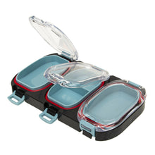 Load image into Gallery viewer, 1PC 3-Slot Magnetic Lure Accessory Storage Box With Transparent Lid Portable Fishhook Ring Bait Waterproof Organization Box