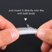 Load image into Gallery viewer, 10PCS Lure Soft Bait Rattles With Glass Beads Attract Fish Noise Maker Fishing Supplies