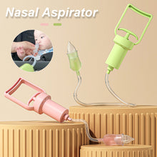 Load image into Gallery viewer, Newborns Infants Hand Pulled Negative Pressure Nasal Suction Device Nasal Mucus Feces Home Appliance Prevent Backflow
