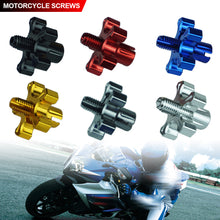 Load image into Gallery viewer, CNC Aluminum Alloy Motorcycle Cluth Adjustment Plugs Screws for Race Large Displacement Motorcycle