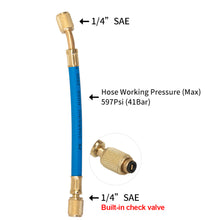 Load image into Gallery viewer, Car 30Ml 1Oz A/C Oil/Dye Injector with Low Side Quick Coupler Adapter 1/4 Air Conditioning Automotive Oiler Injection Syringe