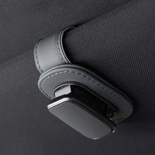 Load image into Gallery viewer, Super Fiber Leather Car Eyeglass Storage Holder Clip Sun Visor Sunglasses Holder Auto Interior Accessories