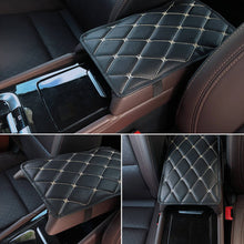 Load image into Gallery viewer, Universal Car PU Leather Center Console Box Pad Protector Armrest Pad Cover Non-slip Leather Auto Decoration Styling Arm Rest