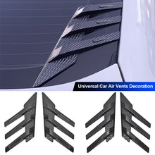 Load image into Gallery viewer, Universal 2Pcs Car Rear Windshield Side Spoiler Rear Wing Trim Side Vents Decoration General Window Louvers Exterior Decorative