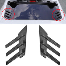 Load image into Gallery viewer, Universal 2Pcs Car Rear Windshield Side Spoiler Rear Wing Trim Side Vents Decoration General Window Louvers Exterior Decorative