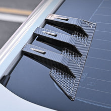 Load image into Gallery viewer, Universal 2Pcs Car Rear Windshield Side Spoiler Rear Wing Trim Side Vents Decoration General Window Louvers Exterior Decorative