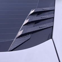 Load image into Gallery viewer, Universal 2Pcs Car Rear Windshield Side Spoiler Rear Wing Trim Side Vents Decoration General Window Louvers Exterior Decorative