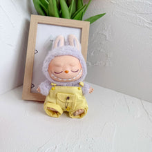 Load image into Gallery viewer, Miniature Colorful Overall Suit for 17cm Labubu Dolls Cute DIY Doll Clothes Fashion Accessories Lovely Outfit Gifts for Girls Friends