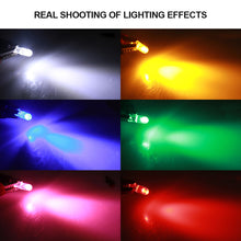 Load image into Gallery viewer, 10Pcs Transparent T5 LED W3W COB Led Bulb Car Instrument Indicator Light Reading Lamp Auto Interior Dashboard Warming Lamp