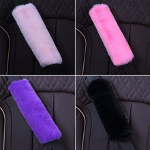 Load image into Gallery viewer, 1PC Car Seat Belt Cover Seatbelt Shoulder Plush Warmer Pad Comfortable Driving Seat Belt Vehicle Accessories