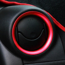 Load image into Gallery viewer, 2Pcs Car Air A/C Vent Ring Cover Trim Frame Sticker Accessories for Nissan Micra March K13 2011 - 2017