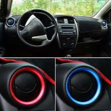 Load image into Gallery viewer, 2Pcs Car Air A/C Vent Ring Cover Trim Frame Sticker Accessories for Nissan Micra March K13 2011 - 2017