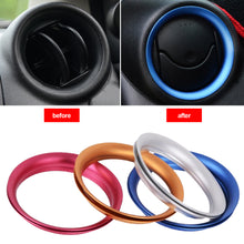 Load image into Gallery viewer, 2Pcs Car Air A/C Vent Ring Cover Trim Frame Sticker Accessories for Nissan Micra March K13 2011 - 2017