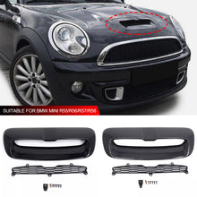 Load image into Gallery viewer, 2Pcs/Set Car Engine Air Outlet Cover Trim Front Engine Hood Vent Trim Perfect Match for Mini Cooper S R55 R56 R57 R58 07-14