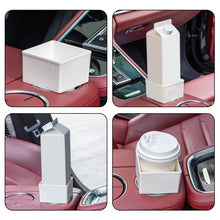Load image into Gallery viewer, Car Center Control Storage Box Cup Holder Console Pocket Seat Pocket Organizer Coin Collector Square