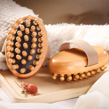 Load image into Gallery viewer, Multi-Functional Body Anti Cellulite Cushion Meridian Brush Wooden Spa Air Cushion Massage Comb Scalp Body Massage Brush
