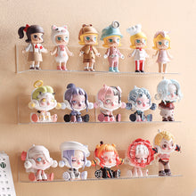 Load image into Gallery viewer, 10/15cm Self-Adhesive Transparent Acrylic Wall Mounted Display Storage Rack DIY Toy Stand