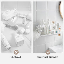 Load image into Gallery viewer, Creative Storage Rack No Drilling Funny Storage Board Self-Adhesive Wall-Mounted Organizer Toilet Bathroom Cosmetics Storage Rack