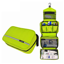Load image into Gallery viewer, Multi-Layer Foldable Hanging Toiletry Bag eco-friendly nylon Cosmetic Organizer Waterproof for Bathroom Storage Camping Travel Use
