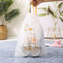 Load image into Gallery viewer, 10Pcs Travel Portable Clothes Shoes Storage Waterproof Transparent Drawstring Cosmetic Bag Girl Clear Makeup Bag Organizer