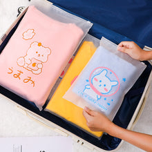 Load image into Gallery viewer, 10Pcs Travel Portable Clothes Shoes Storage Waterproof Transparent Drawstring Cosmetic Bag Girl Clear Makeup Bag Organizer