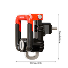 Load image into Gallery viewer, Universal Motorcycle Helmet Lock Motorbike Scooter Hook Anti-theft Safety Lock Helmet Lock Hanging Hanger Lock with Two Keys