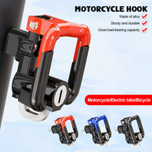 Load image into Gallery viewer, Universal Motorcycle Helmet Lock Motorbike Scooter Hook Anti-theft Safety Lock Helmet Lock Hanging Hanger Lock with Two Keys