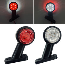 Load image into Gallery viewer, 2Pcs DC 10-30V Car Truck Side Marker Lights Indicator Light Warning Signal Lamp Rear Tail White Red for Trailer Bus