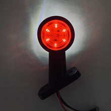Load image into Gallery viewer, 2Pcs DC 10-30V Car Truck Side Marker Lights Indicator Light Warning Signal Lamp Rear Tail White Red for Trailer Bus