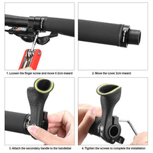 Load image into Gallery viewer, 1 Pair Bicycle Bar Ends Ergonomic MTB Bike Extension Handlebar Road Bicycle Handlebar Grips Bike Parts Bicycle Accessories