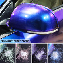 Load image into Gallery viewer, 10g Car Chameleon Pigment Powder Color Changing Pigment Car Decoration Pearlescent Pigment Powder Cosmetic Eye Shadow Nail
