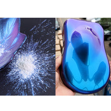 Load image into Gallery viewer, 10g Car Chameleon Pigment Powder Color Changing Pigment Car Decoration Pearlescent Pigment Powder Cosmetic Eye Shadow Nail
