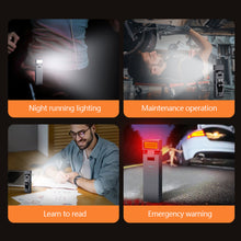 Load image into Gallery viewer, Magnetic Work Light Rechargeable COB Flashlight Suitable for Night Work Emergency Lamp Night Light Small Car Lamp