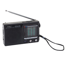 Load image into Gallery viewer, Outdoor Radio SW/AM/FM Stereo Digital Radio Battery Operated Telescopic Antenna Full Band Radio Receiver with Speaker 3.5mm Jack