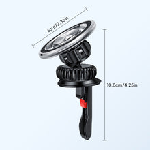 Load image into Gallery viewer, Snap-On Car Mobile Phone Stand Multi-Functional Ventilation Outlet Circular Magnetic Attraction Stand Automotive Interior Products