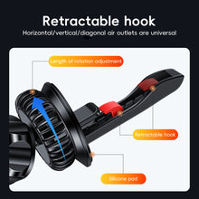 Load image into Gallery viewer, Snap-On Car Mobile Phone Stand Multi-Functional Ventilation Outlet Circular Magnetic Attraction Stand Automotive Interior Products