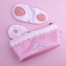 Load image into Gallery viewer, 13*24.5CM Lace Dance Shoes Storage Bag Children's Waterproof Satin Stationery Organizer Pouch With ZipperLace Dance Shoes Storage Bag Children's Waterproof Satin Stationery Organizer Pouch With Zipper