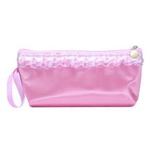 Load image into Gallery viewer, 13*24.5CM Lace Dance Shoes Storage Bag Children's Waterproof Satin Stationery Organizer Pouch With ZipperLace Dance Shoes Storage Bag Children's Waterproof Satin Stationery Organizer Pouch With Zipper