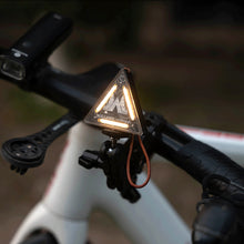 Load image into Gallery viewer, Outdoor Camping Triangular Light Tent Atmosphere Decorative Lamp Multi-Functional Night Cycling Bag Hanging Warning Light