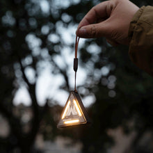 Load image into Gallery viewer, Outdoor Camping Triangular Light Tent Atmosphere Decorative Lamp Multi-Functional Night Cycling Bag Hanging Warning Light