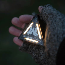 Load image into Gallery viewer, Outdoor Camping Triangular Light Tent Atmosphere Decorative Lamp Multi-Functional Night Cycling Bag Hanging Warning Light