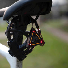 Load image into Gallery viewer, Outdoor Camping Triangular Light Tent Atmosphere Decorative Lamp Multi-Functional Night Cycling Bag Hanging Warning Light