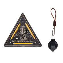 Load image into Gallery viewer, Outdoor Camping Triangular Light Tent Atmosphere Decorative Lamp Multi-Functional Night Cycling Bag Hanging Warning Light