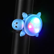 Load image into Gallery viewer, Children's Bicycle Little Turtle Warning Light Multi-Functional Colorful Long-Lasting Intelligent Sensor Night Riding Spoke Light Seat Taillight
