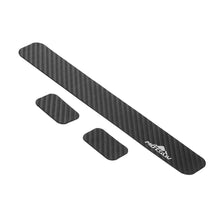 Load image into Gallery viewer, 1Set Bicycle Chain Guard Sticker Anti-Scratch Carbon Fiber Textured Front Forklift Frame Guard Sticker