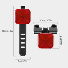 Load image into Gallery viewer, Bicycle High-Brightness LED Square Taillights Multi-Mode Waterproof Night Riding Warning Taillights Riding Equipment