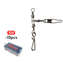 Load image into Gallery viewer, 10PCS/ Box Wooden Shrimp Fishing Set Luminescent Beads Ring Interlocking Clasp Set Fishing Gear Accessories
