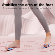 Load image into Gallery viewer, 1Pair Foot Arch Trainer With Flower Decorations Improve Hallux Valgus High& Low Foot Slimming Leg Stretching Tools