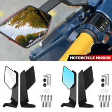 Load image into Gallery viewer, Motorcycle Rearview Mirror Invisible Wing Adjustable Rotating Side View Mirror For MT07 MT03 MT25 MT09 MT09 MT10